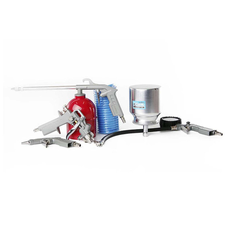 Набор пневматического инструмента Apro 1000 мл нижний бак (5 шт.) (850002)