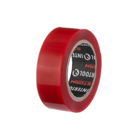 Лента двухсторонняя Intertool 19 x 0.5 мм x 2 м акрил Strong Fix Storm (KT-0823)