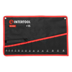 Чехол для гаечных ключей Intertool 570 x 360 мм x 15 карманов (BX-9015)