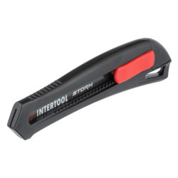 Нож сегментный Intertool-Storm 18 мм пластик (HT-0514)