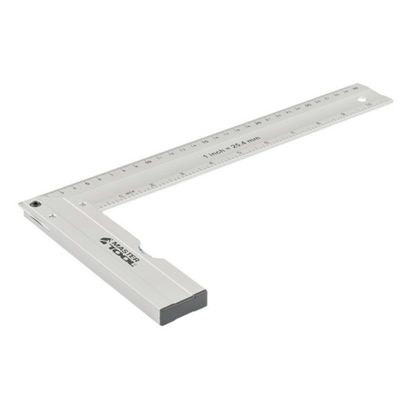Угольник Mastertool 300 мм с капсулой алюминиевый (30-4300)