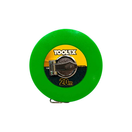 Рулетка Toolex 20м x 13мм бобина стекловолокно (11R0120)