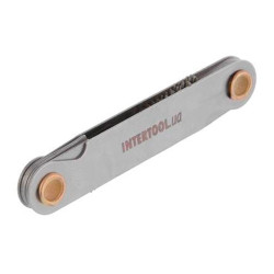 Резьбомер метрический Intertool 0.5-3мм (12шт) (SD-8400)