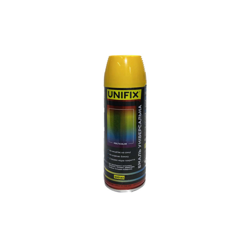 Эмаль универсальная Unifix 400мл RAL 1028 желто-дынный (951016)