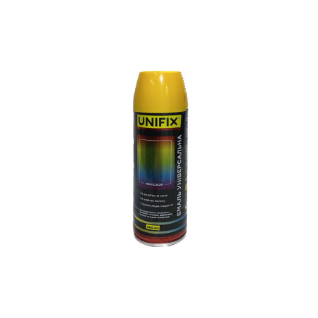 Эмаль универсальная Unifix 400мл RAL 1028 желто-дынный (951016)