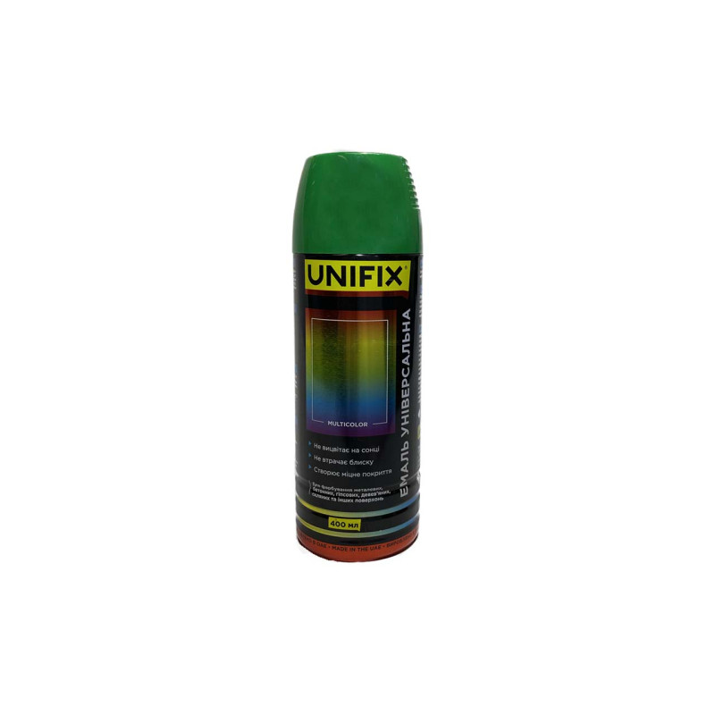 Эмаль универсальная Unifix 400мл RAL 6029 зелено-мятовая (951029)