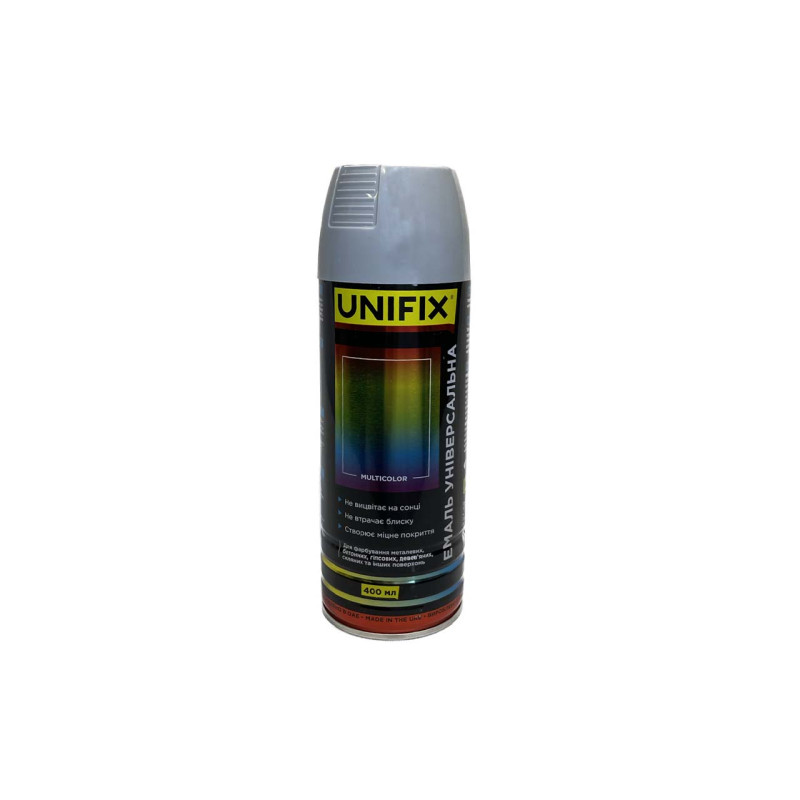 Эмаль универсальная Unifix 400мл RAL 7046 серая (951032)