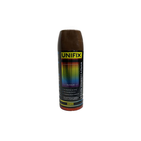 Эмаль универсальная Unifix 400мл RAL 8011 коричнево-ореховая (951034)