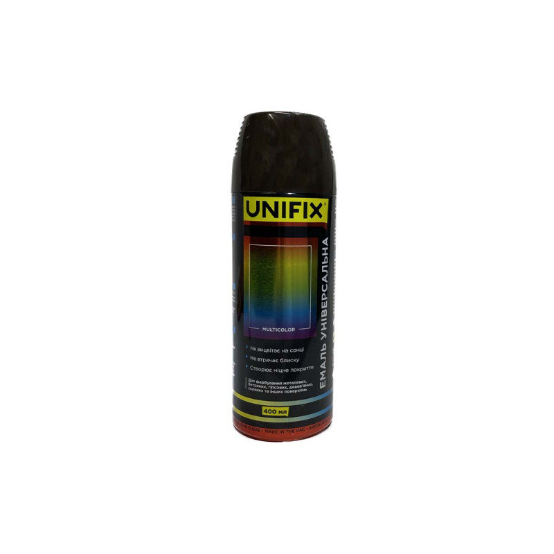 Эмаль универсальная Unifix 400мл RAL 8017 коричнево-шоколадная (951035)