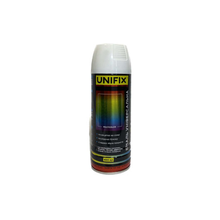 Эмаль универсальная Unifix 400мл RAL 9003 белая (951040)