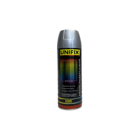 Эмаль универсальная Unifix 400мл серебряная (951050)