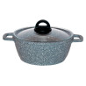 Кастрюля антипригарная Biol 200мм x 2л Granite Grey (К206РС)