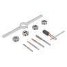 Набор метчиков и плашек Intertool M4 x 5 x 6 x 8 (10ед) (SD-8025)