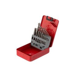 Набор метчиков и сверл Intertool M3 x 4 x 5 x 6 x 7 x 8 x 9 x 10 x12 (18ед) (SD-8100)