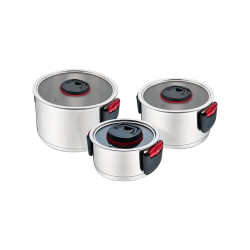 Набор посуды нержавеющий Maestro 1.8 x 3.4 x 5.8л (3шт) (MR-3530-6)