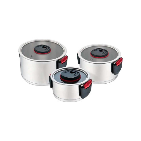 Набор посуды нержавеющий Maestro 1.8 x 3.4 x 5.8л (3шт) (MR-3530-6)