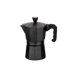 Кофеварка гейзерная алюминиевая Maestro 300мл черная (MR-1666-6-BLACK)