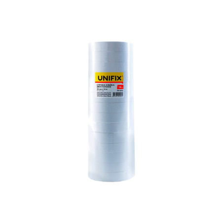 Лента двухсторонняя Unifix 20мм x 10м бумажная (14шт) (PR-2010)