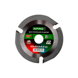 Диск пильный по дереву Apro 125 x 22.2мм x 3T PRO (830098)