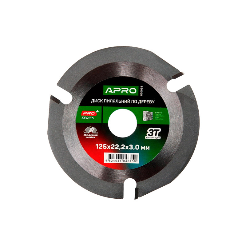 Диск пильный по дереву Apro 125 x 22.2мм x 3T PRO (830098)