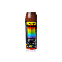 Эмаль универсальная Unifix 400мл RAL 8008 коричневый оливковый (951033)