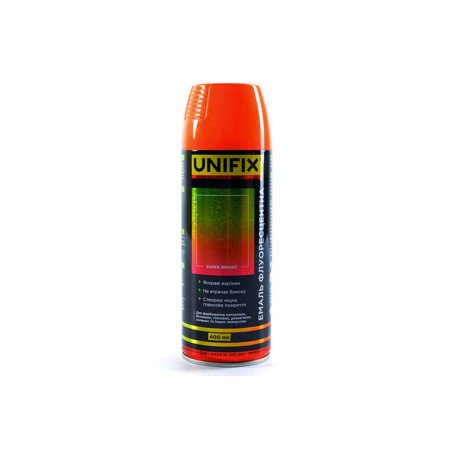 Эмаль флуоресцентная Unifix 400мл оранжевий (951060)