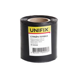 Стрейч пленка Unifix 100мм x 0.4кг x 20мкм черная (SP-10004В)