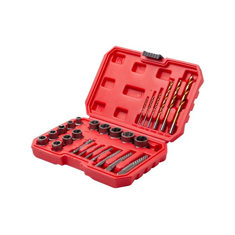 Набор экстракторов и сверл для винтов и гаек Intertool 26ед (SD-8009)