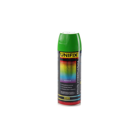 Эмаль универсальная Unifix 400мл RAL 6018 зелено-желтый (951027)