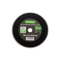 Диск алмазный Apro 180мм x 16-18% плитка (830068)