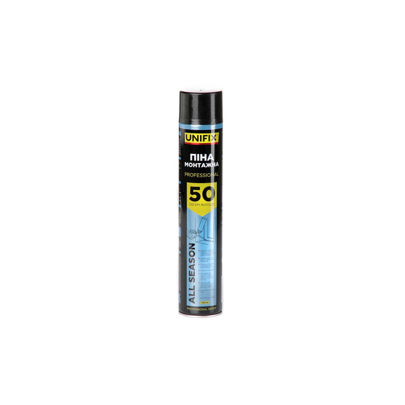 Пена монтажная Unifix 750мл x 50л PRO (951286)