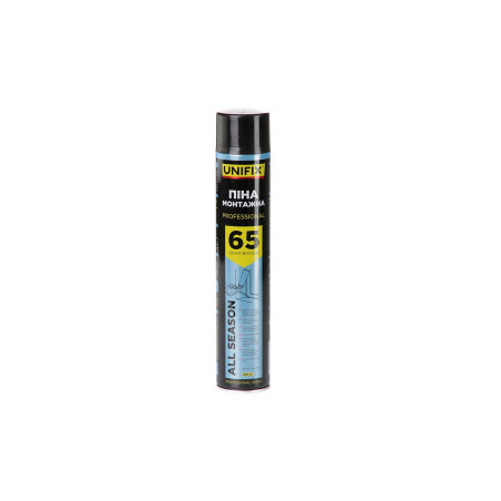 Пена монтажная Unifix 850мл x 65л PRO (951287)