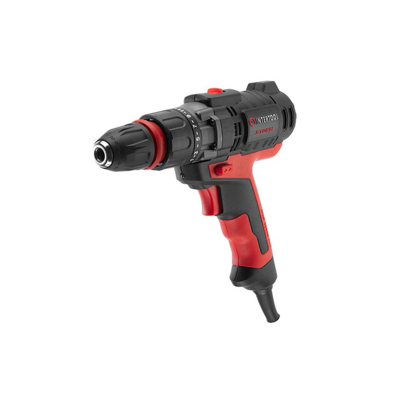 Шуруповерт электрический Intertool-Storm 420Вт x 0.8-10мм DFR (WT-0110)
