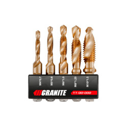 Набор сверл-метчиков Granite М4 x 5 x 6 x 8 x 10 (5шт) (11-00-000)