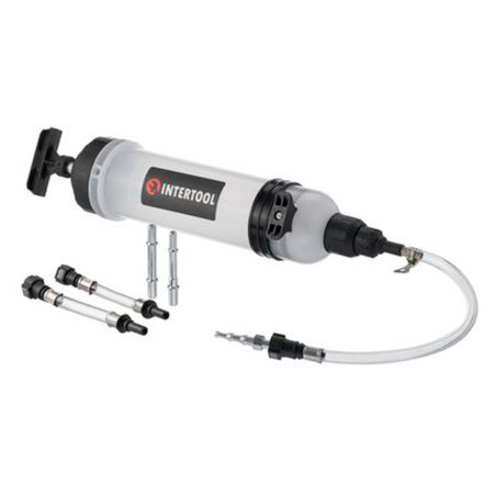 Шприц для технических жидкостей Intertool 1500мл с насадками (AT-3073)