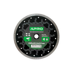 Диск алмазный Apro 230мм x 22-24% керамика экстра (830057)