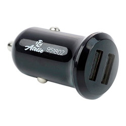 Автомобильное зарядное устройство 12 Atelie 2 USB x 5V x 2.1A черный (951802)