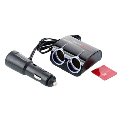 Разветвитель прикуривателя 12 Atelie 1 USB x 5V x 1A черный (951821)