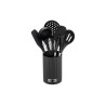 Набор кухонный Maestro 8ед силикон-нейлон черный (MR-1542-BLACK)