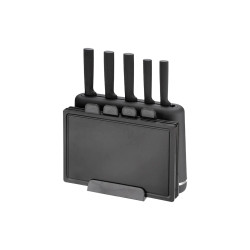 Набор ножей с досками Maestro 5 ножей x 4 доски черный (MR-1412-BLACK)