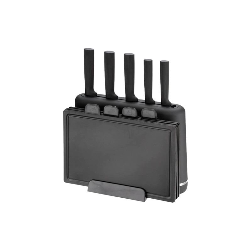 Набор ножей с досками Maestro 5 ножей x 4 доски черный (MR-1412-BLACK)