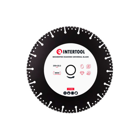 Диск алмазный Intertool 230мм сегмент универсальный (CT-1012)