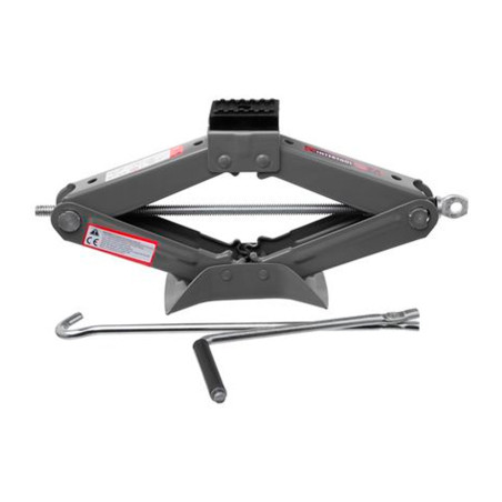 Домкрат механический Intertool 2т x 110-400мм ромбовидный (GT0184)