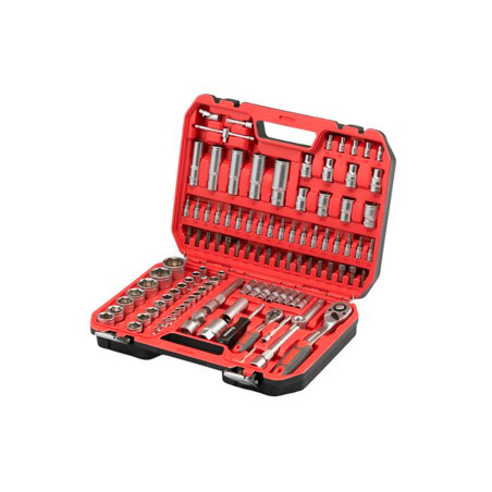 Набор инструмента Intertool 1/4" x 1/2" x 110ед RED (ET-9108)