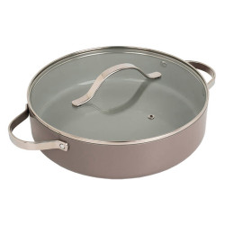 Кастрюля антипригарная Maestro 280мм x 3.9л низкая Ceramic (MR-4009-28S)