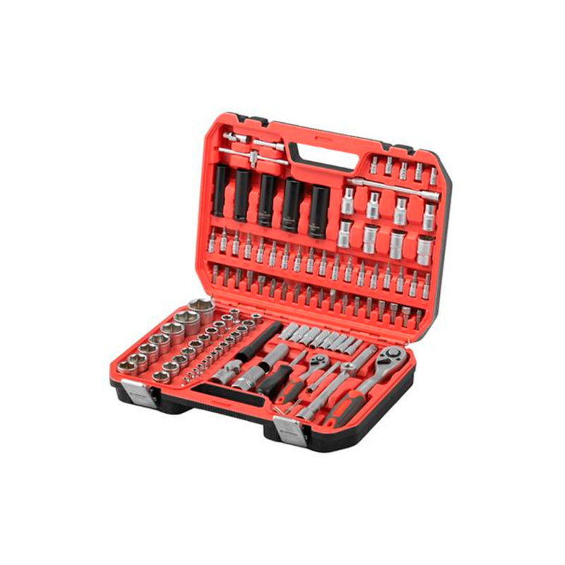 Набор инструмента Intertool 1/4" x 1/2" x 111ед RED (ET-9111)