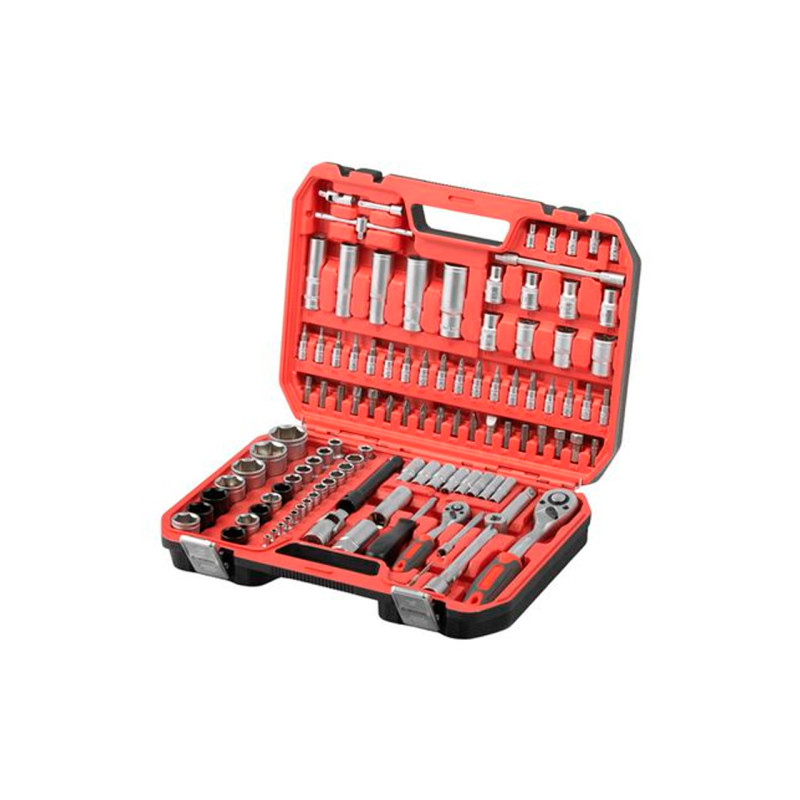 Набор инструмента Intertool 1/4" x 1/2" x 111ед RED (ET-9110)
