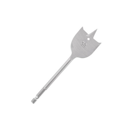 Сверло по дереву перьевое Intertool 38 x 150мм HEX (SW-0038)