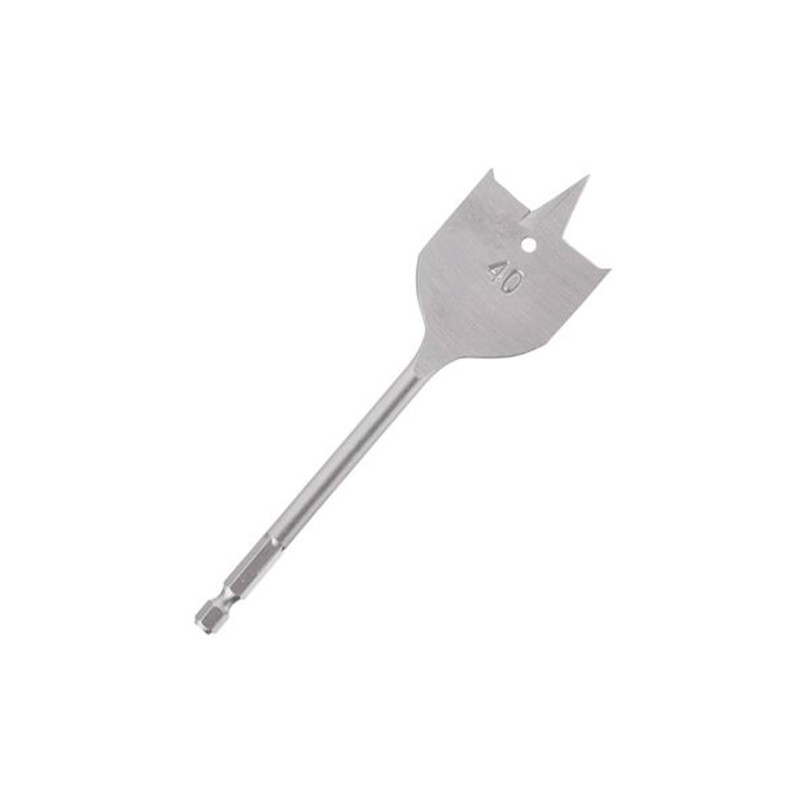 Сверло по дереву перьевое Intertool 40 x 150мм HEX (SW-0040)