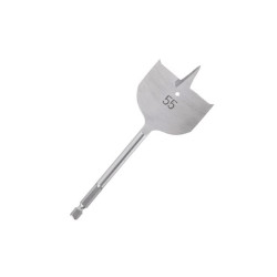 Сверло по дереву перьевое Intertool 55 x 150мм HEX (SW-0055)